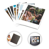 Pacote 30 Fotos Estilo Polaroid 8x10 Com Ímã Fixar Memórias