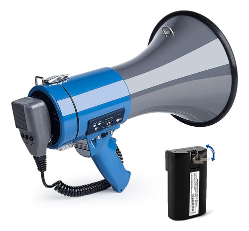 Megafono Loudmore Bullhorn Grande Profesional De 50w