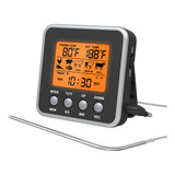 Termómetro Digital Lcd Para Temperatura De Parrilla Y Horno,