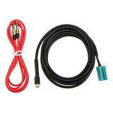 Cable Auxiliar Estéreo Para Coche Conector De 3, 5 Mm Y 6 Pi