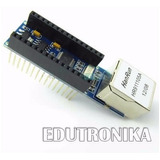 Módulo Ethernet Board Shield Arduino Nano Edutronika