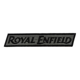 Parche Bordado Texto Royal Enfield  Reflectivo Pequeño Recto