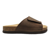 Sandalias Chinelas Hombre Hush Puppies Cuero Vacuno Slide B