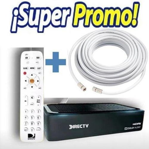 Decodificador Directv Full Hd Prepago Activado +rollo Coaxil