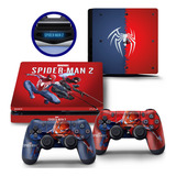 Skin Spider-man 2 Adesivo Ps4 Slim Playstation 4 Slim