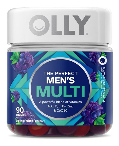 Olly Mens Multi Multivitaminico 90 Gomitas Hombre Eg V47