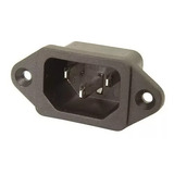 Ficha Conector C 14 Chasis Para Pc Macho Para Atornillar