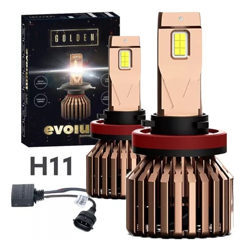 Kit Focos Led H11 Para Auto 22000lm Luces Blanca 60w 6500k