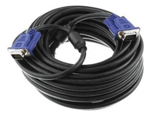 Cable Vga 10mts Macho Macho Con Filtro Monitor
