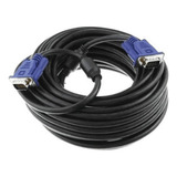 Cable Vga 10mts Macho Macho Con Filtro Monitor