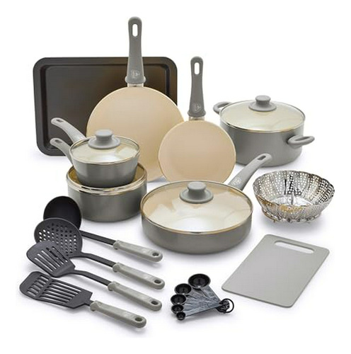 Set De Cocina Cerámica Antiadherente, 18 Piezas.