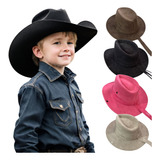 Chapéu Infantil De Cowboy Estilo Country Festas Eventos Moda