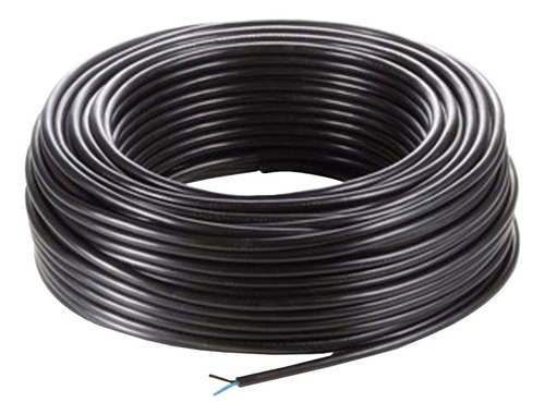 Cable Tipo Taller 2x1mm Negro Bipolar X10 Metros Argenplas