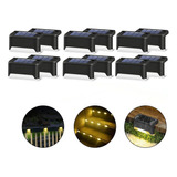 12x Slim Solar Stair Wall Light Scandle Arandela De Parede E