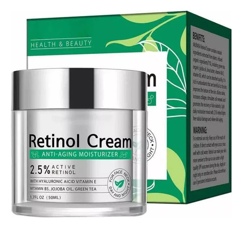 Crema Antiedad Retinol 2.5% + 6 Poderosos Ingredientes 50ml