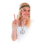 Set Hippie - Setentas - Collar, Aritos Y Vincha