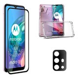 Película 9d | Câmera 3d | Capinha Para Moto G10 | G20 | G30