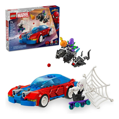 Lego Super Heroes Auto Carreras Spider-man Y Duende Verde