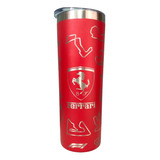 Vaso Térmico F1 Ferrari Con Tapa Y Pitillo 20oz