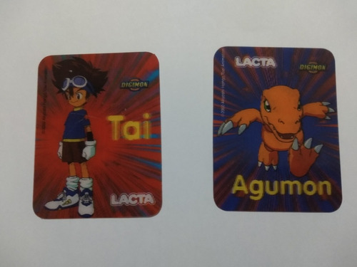 Card Digimon Lacta Tai E Agumon