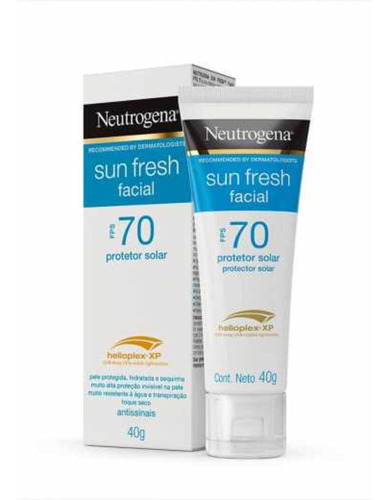 Protetor Solar Neutrogena Sun Fresh Facial Fps70 40g