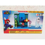 Super Mario Coleccionable Juego Submarino Diorama Jakks