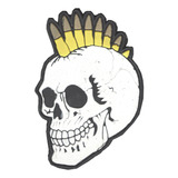 Parche De Pvc Militar Calavera Punk 