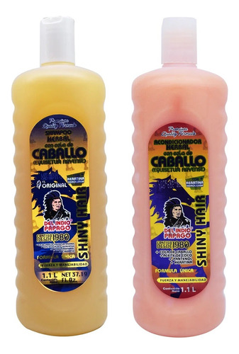 Shampoo Y Acondicionador De Caballo Del Indio Papago Kit