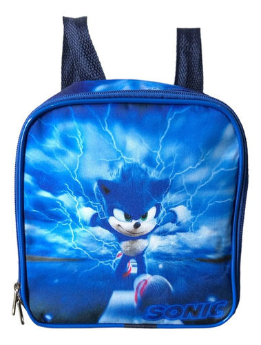 Lancheira Escolar Térmica Infantil Sonic Game Filme Boneco