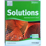 Solutions Elementary - Student's Book 2nd Edition - Oxford