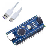  Nano V3.0 Atmega328 Tipo C Compatível Com Arduino + Usb/c