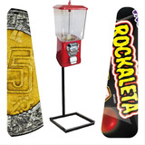 Todo Incluido Chiclera Expendedora Vending + Base+rockabola Ch5