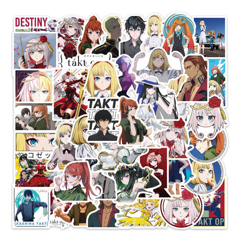 Pegatinas Anime Takt Op. Destiny Para Motocicleta Ph, 10/30/