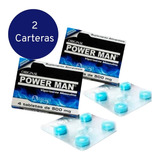 Power Man 08 Tabletas De 500 Mg Pastilla Azul Para Hombres