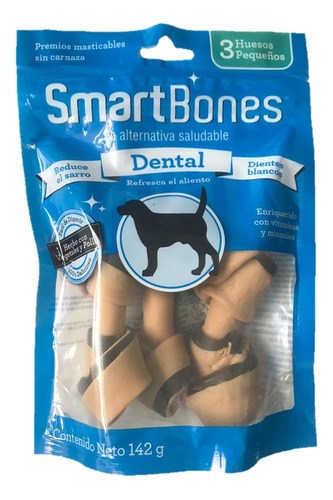 Smartbones Dental | Snack Pequeño Para Perro | Pollo X 3 U