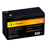 Bateria Selada Vrla 12v, 7ah Gp12-7 Getpower