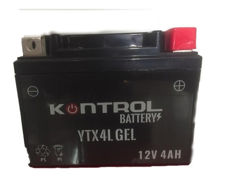 Batería Moto Hero Splendor Ismart Kontrol Ytx4l Gel