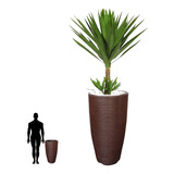1 Vaso De Planta Leve E Resistente De Polietileno R 75x40