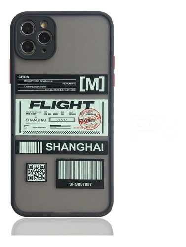 Funda Case Generica P/ iPhone Boleto Ticket Avion China Tpu