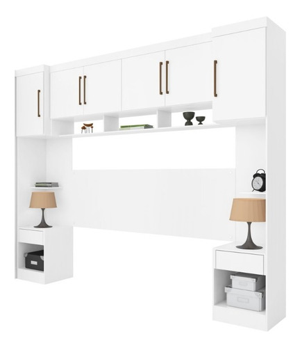 Guarda-roupa Quarto Casal Modulado 6 Portas Móveis Leartam 