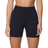 Kit 2 Short Canelado Sem Costura Academia Fitness Selene