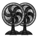 Kit2 Ventilador Arno Turbo Mesa  Silencio 2 Em 1 Preto 220v