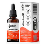 Vitamina D3 + K2 - Ocean Drop - 30ml Sabor Menta