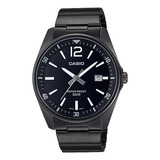 Reloj Casio Hombre Mtp-e170b-1b Color De La Malla Negro Color Del Bisel Negro Color Del Fondo Negro