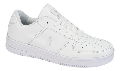 Tenis Escolar Con Agujeta Hpc Polo Blanco Teens 222