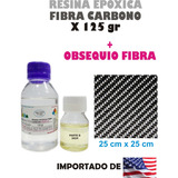 Resina Epoxica Fibra De Carbono 125gr-30gr + Fibra Twill  