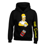 Buzo Homero Simpsons Buso Saco Con Capota Version 1.0