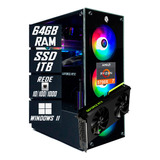 Pc Gamer Ryzen 7 5700x Ssd 1tb 64gb Ddr4 Rtx 3060ti 8gb B550