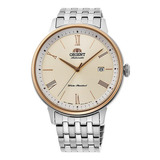 Reloj Mujer Orient Ra-ac0j01s1 Automático Pulso Plateado En 