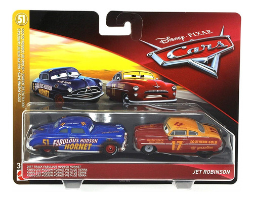 Disney Cars 3 Jet Robinson E Dirt Track Fabulos Hudson Horne